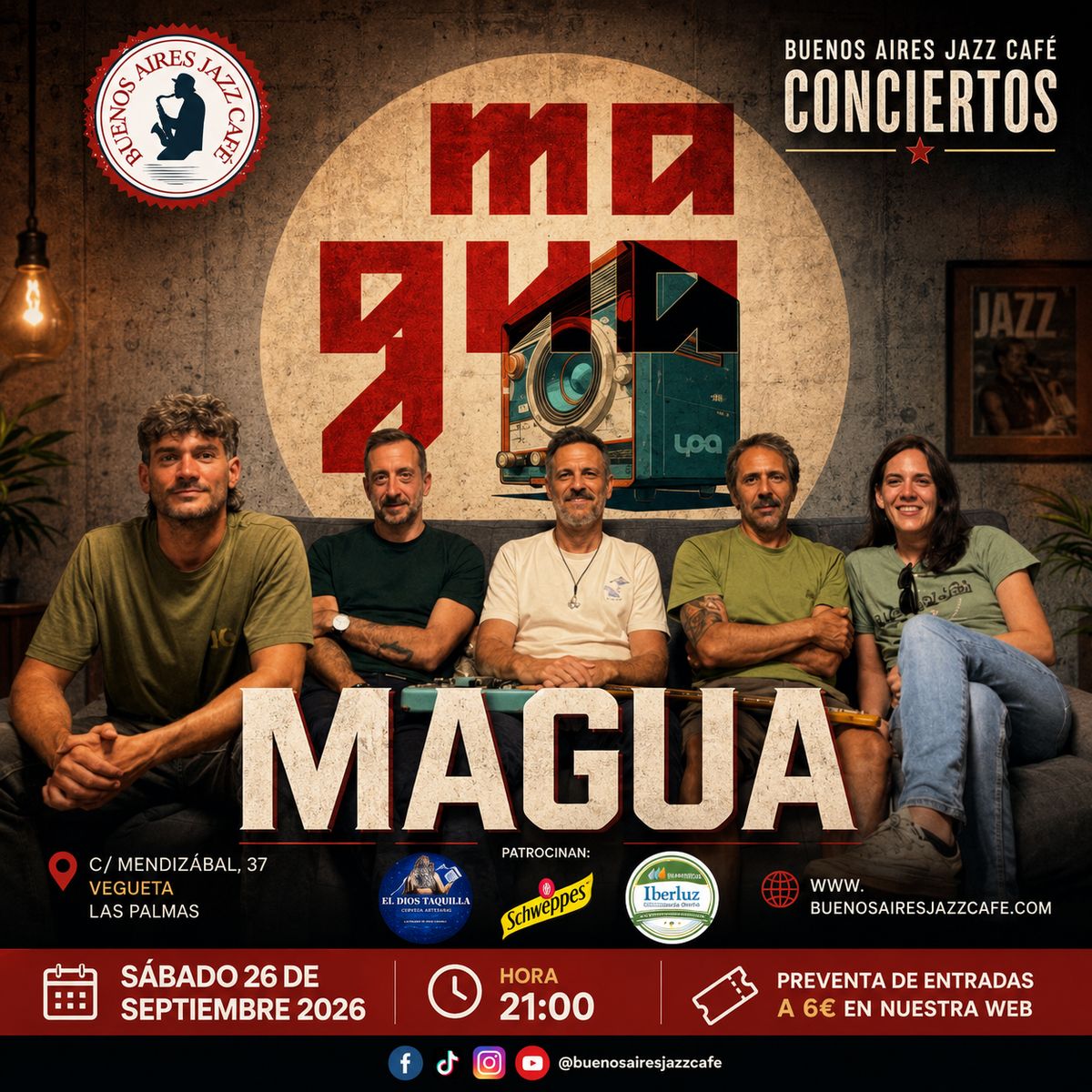 Magua en directo en Buenos Aires Jazz Café