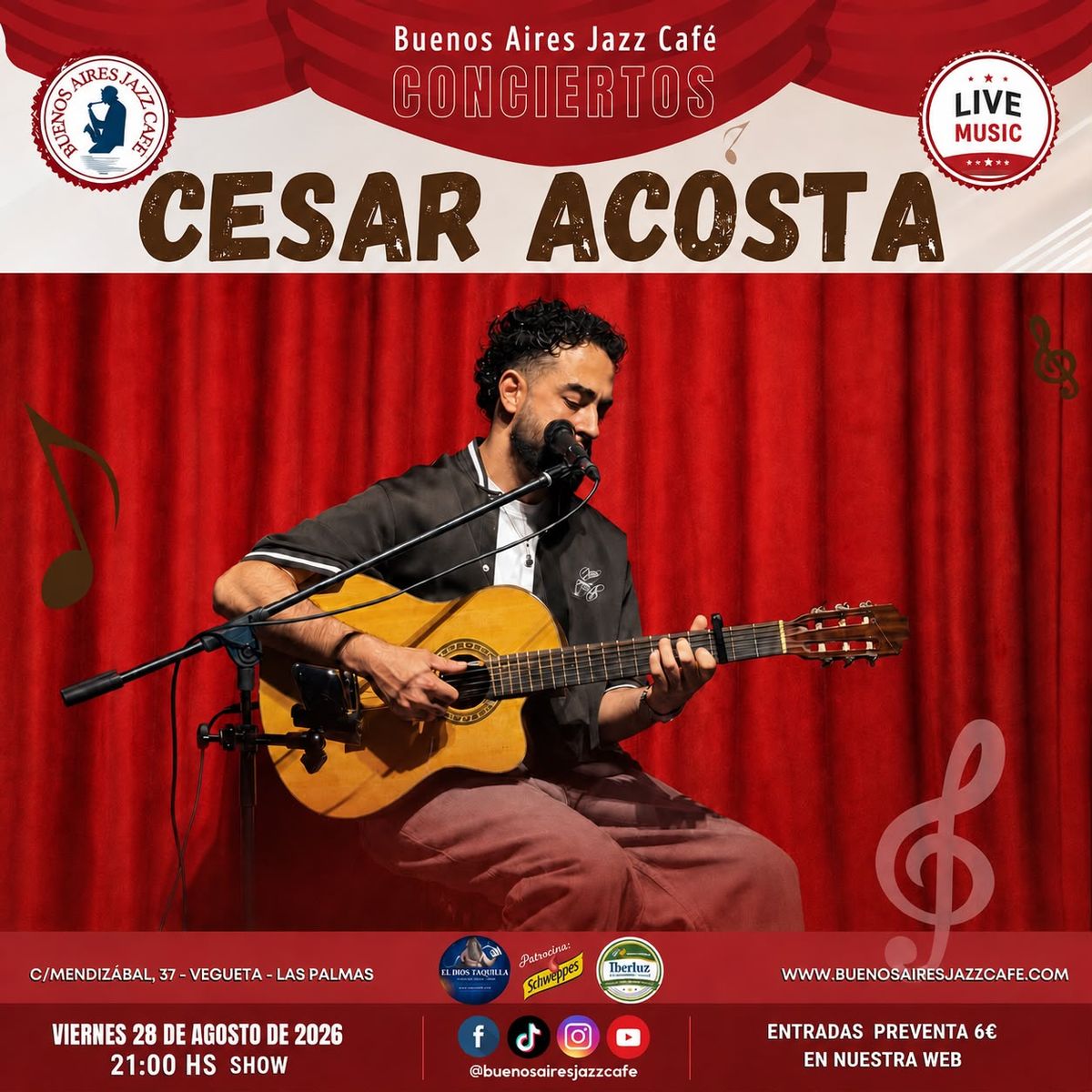 César Acosta en directo en Buenos Aires Jazz Café