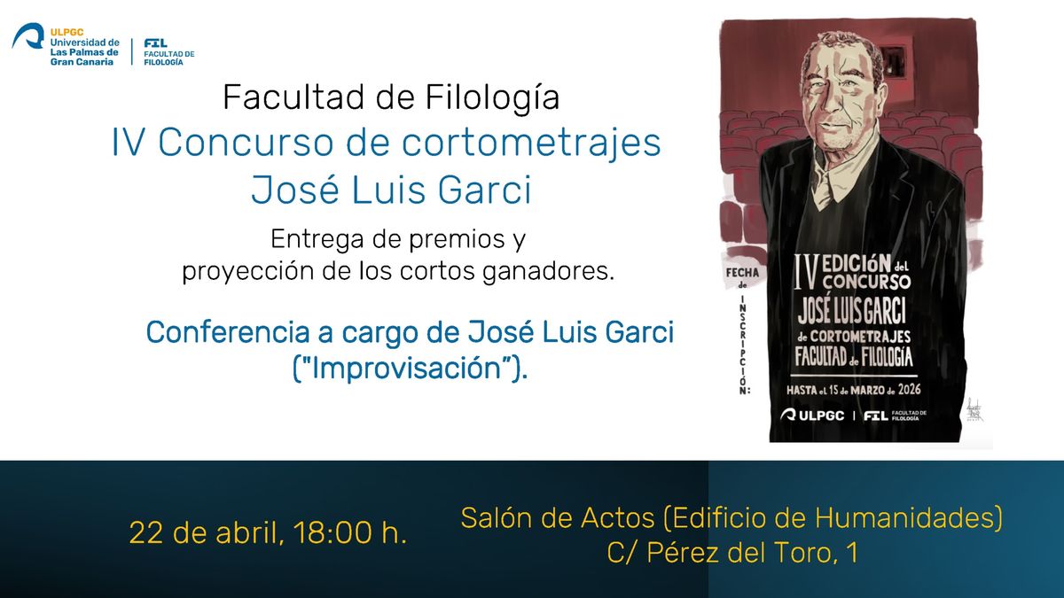 José Luis Garci Talk & Short Film Awards