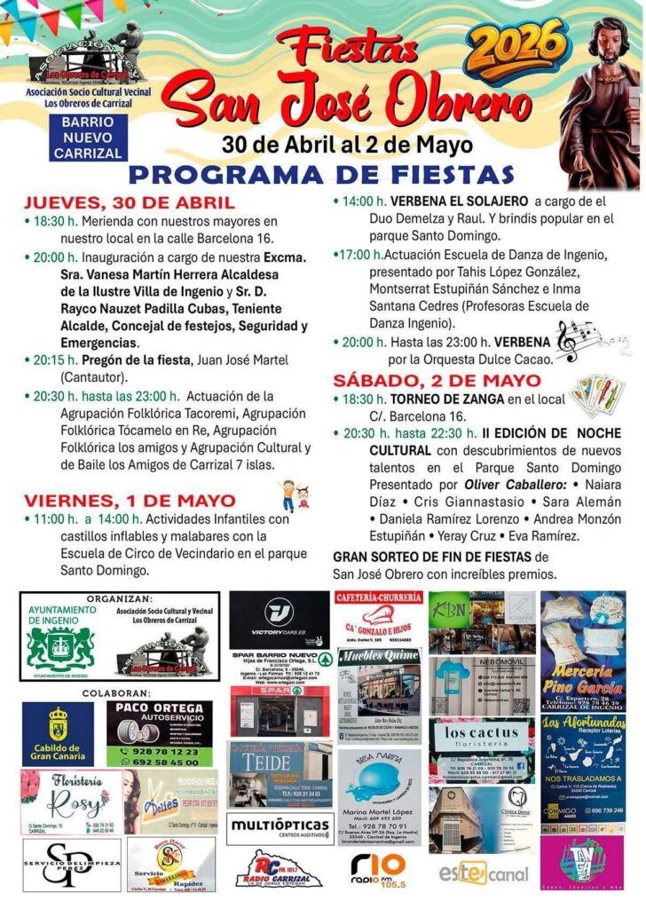 Opening Proclamation – San José Obrero Festivities – Carrizal