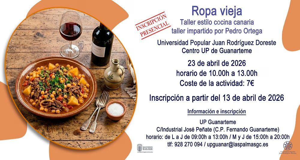 Canarian Cooking Workshop: Ropa Vieja