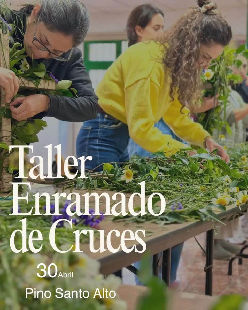 Cross Flower-Garlanding Workshop in Pino Santo Alto