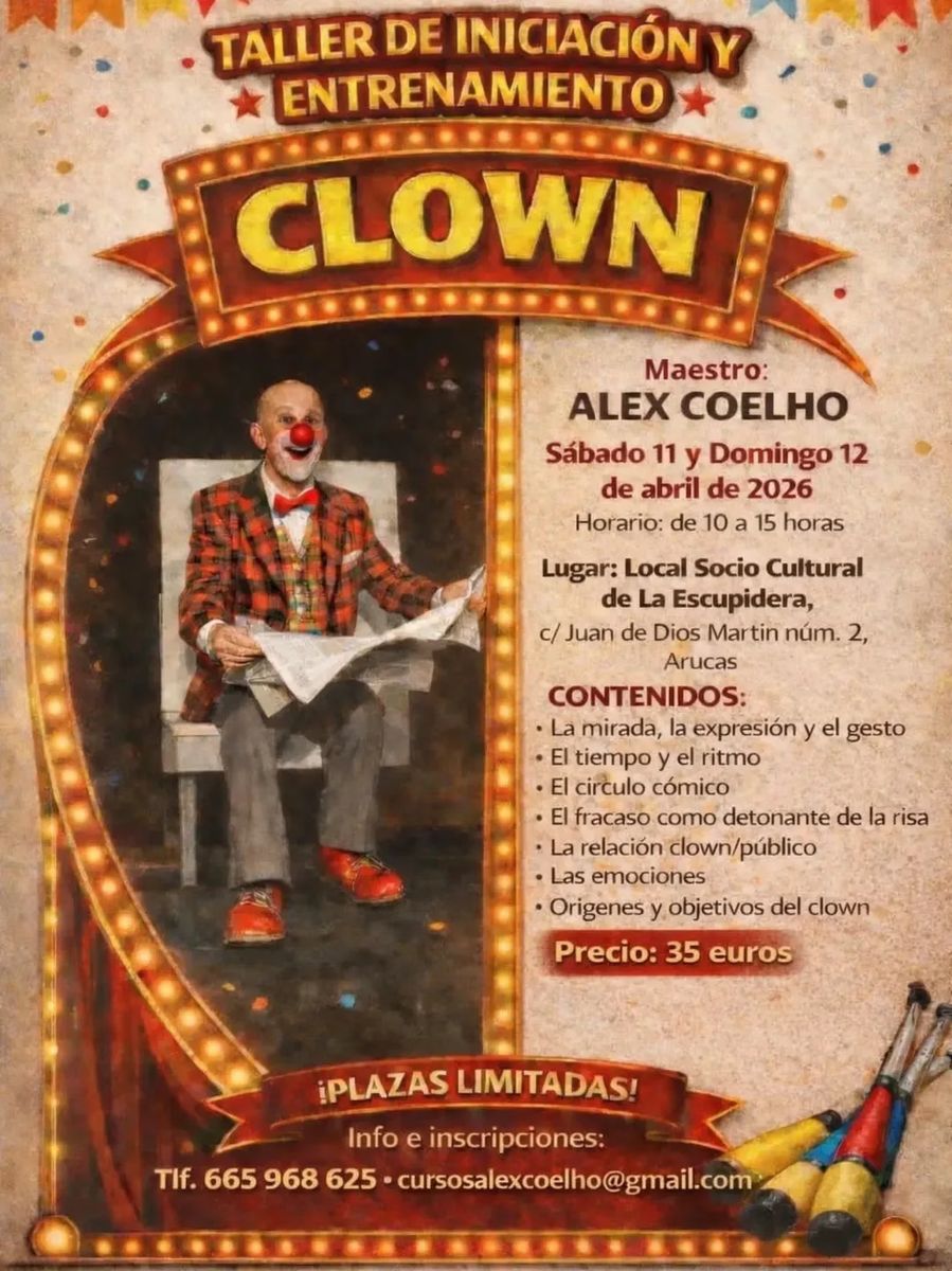 Clown Workshop with Alex Coelho