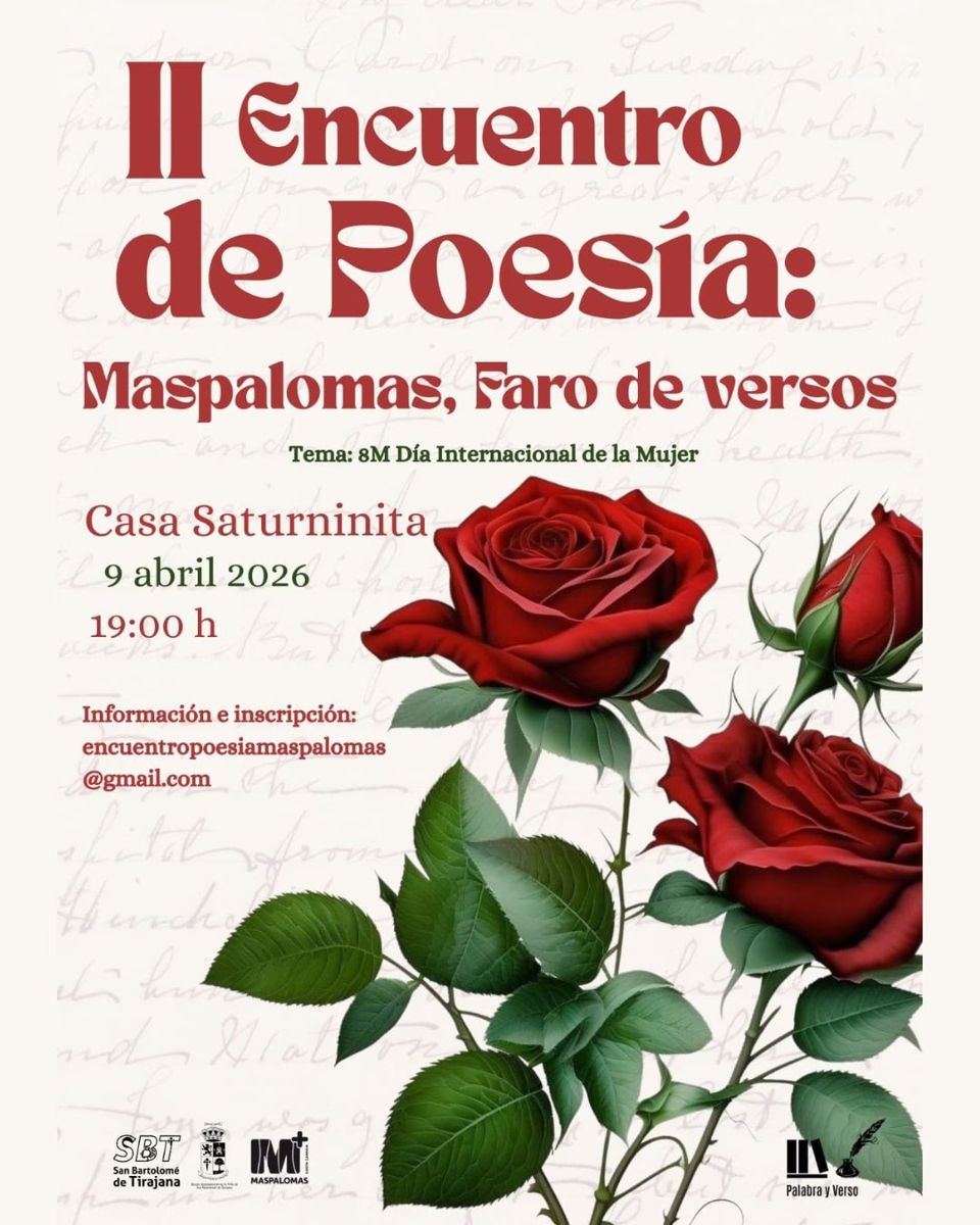 Poetry – 2nd Maspalomas Poetry Gathering, Lighthouse of Verses