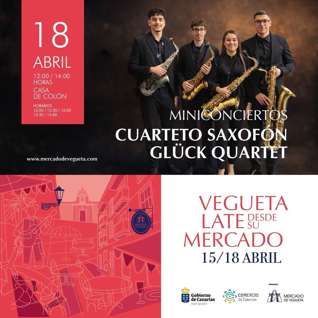 Glück Quartet Mini Concerts – Sat, Apr 18, 12:00