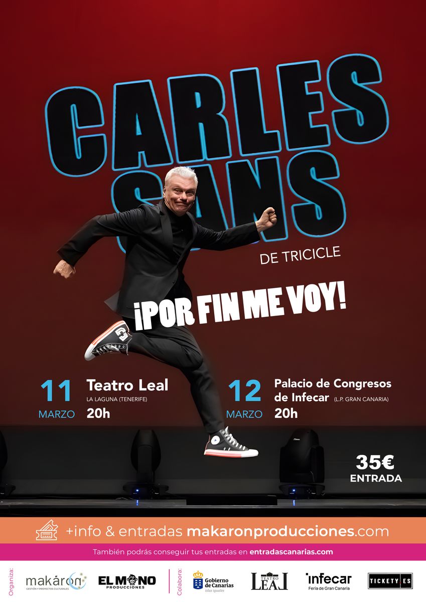 Carles Sans from Tricicle – Finally, I’m Off