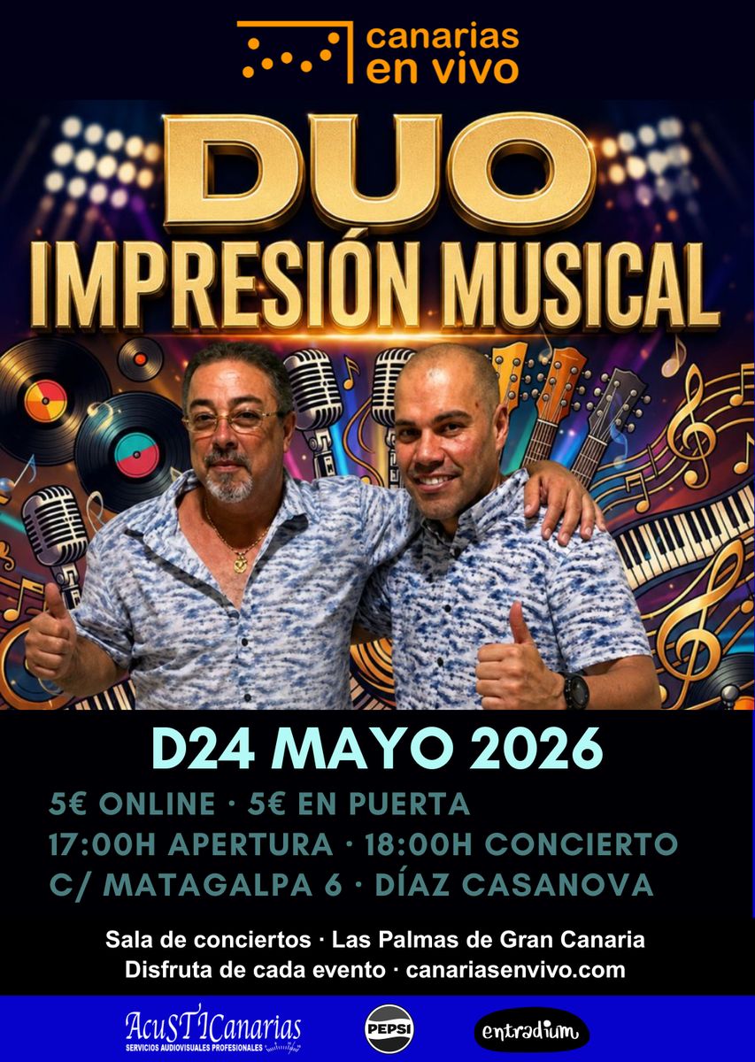 Impresión Musical Duo Live Concert in Las Palmas