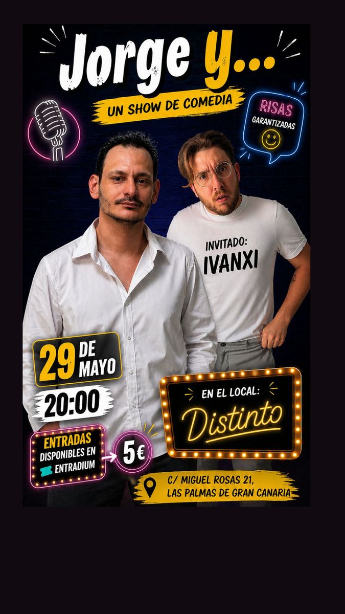 Jorge Y… with Guest Comedian Pily Soy Yo