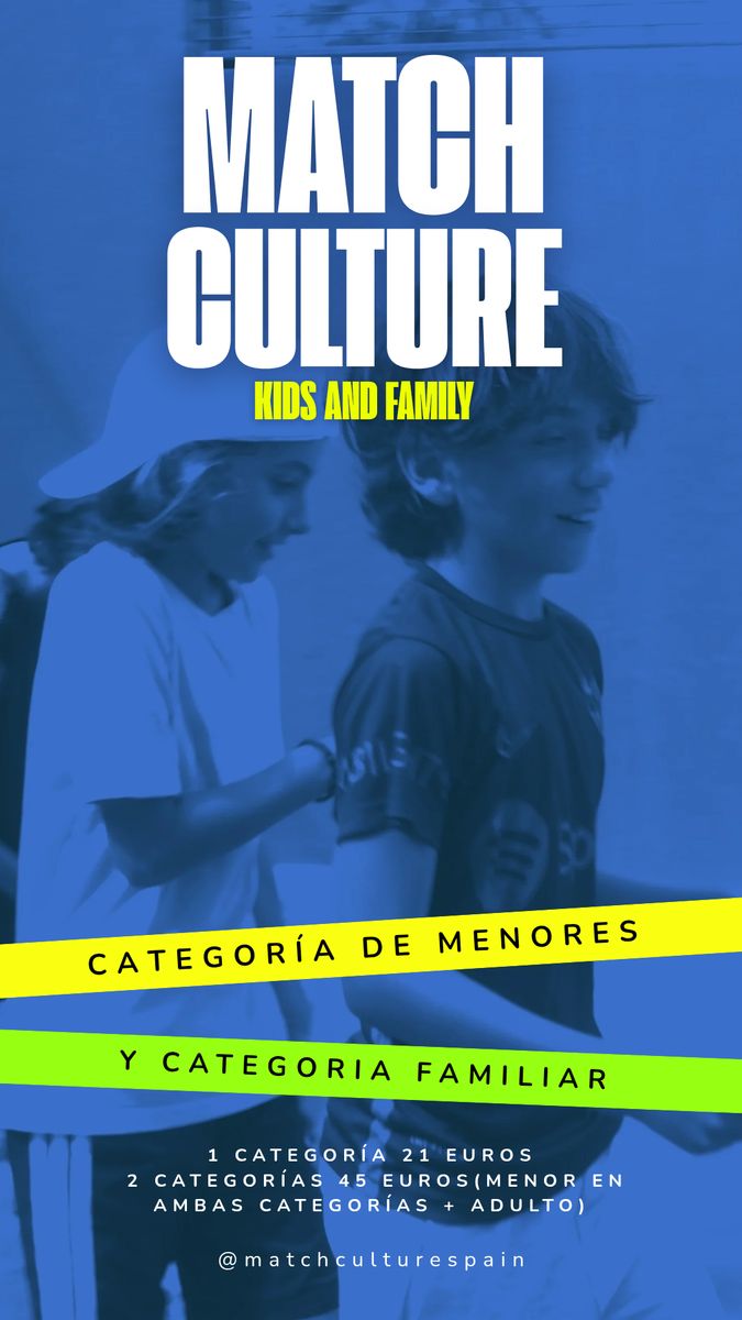 Match Culture Kids & Family Padel Tournament