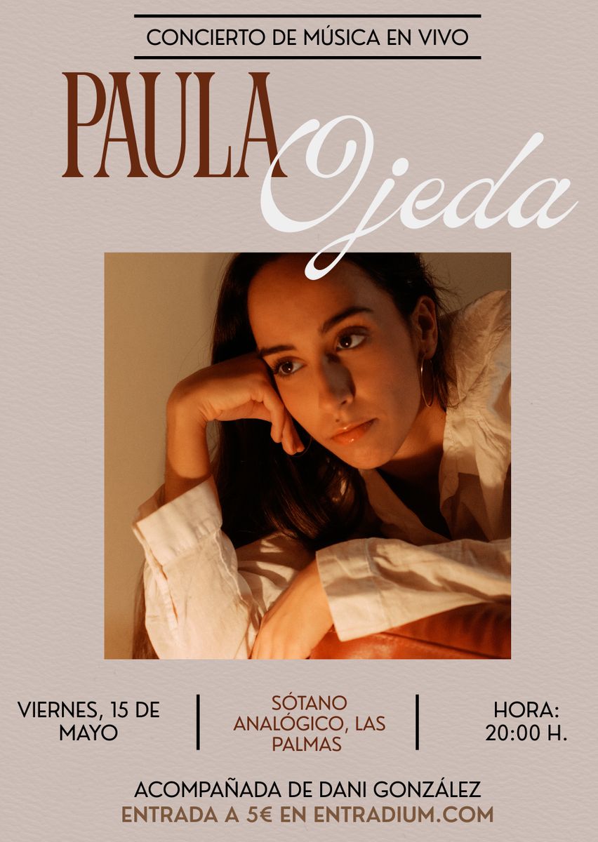 Paula Ojeda Live Concert