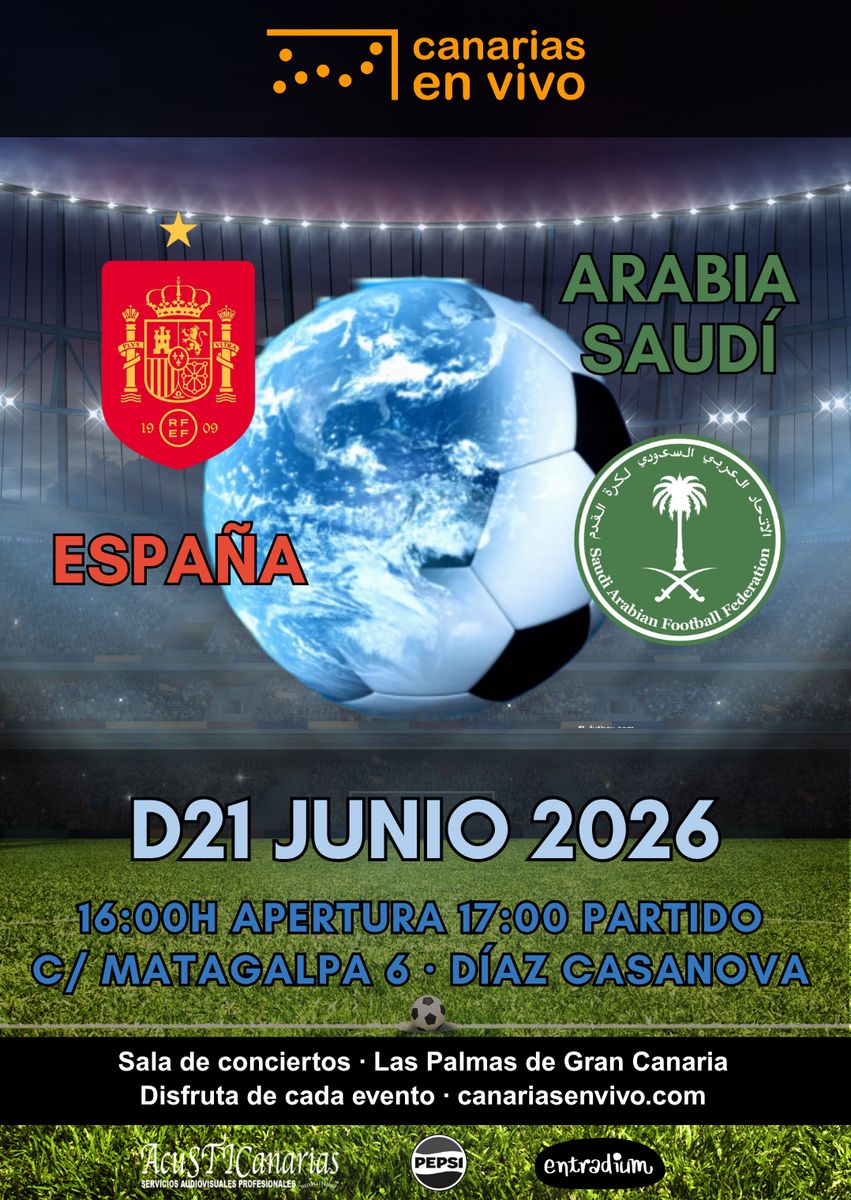 Spain vs Saudi Arabia Live in Las Palmas