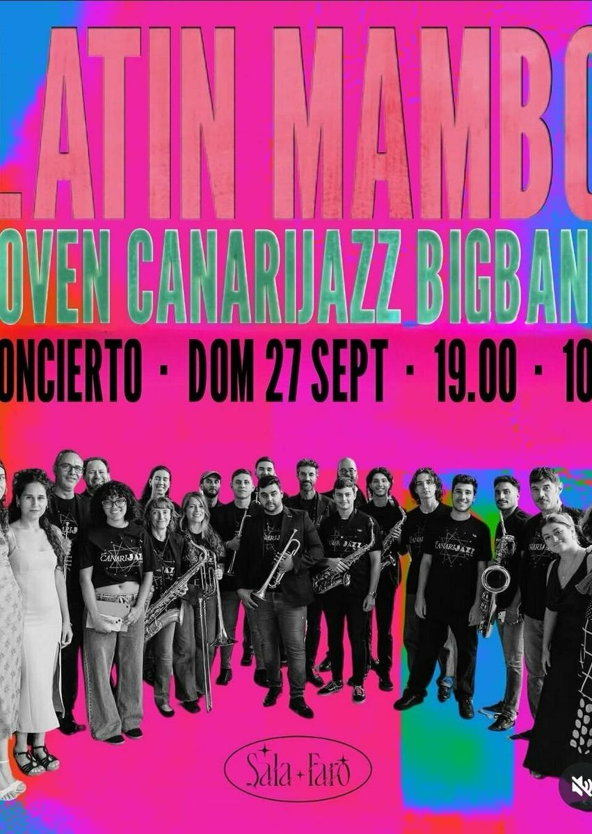 Latin mambo x joven canarijazz bigband