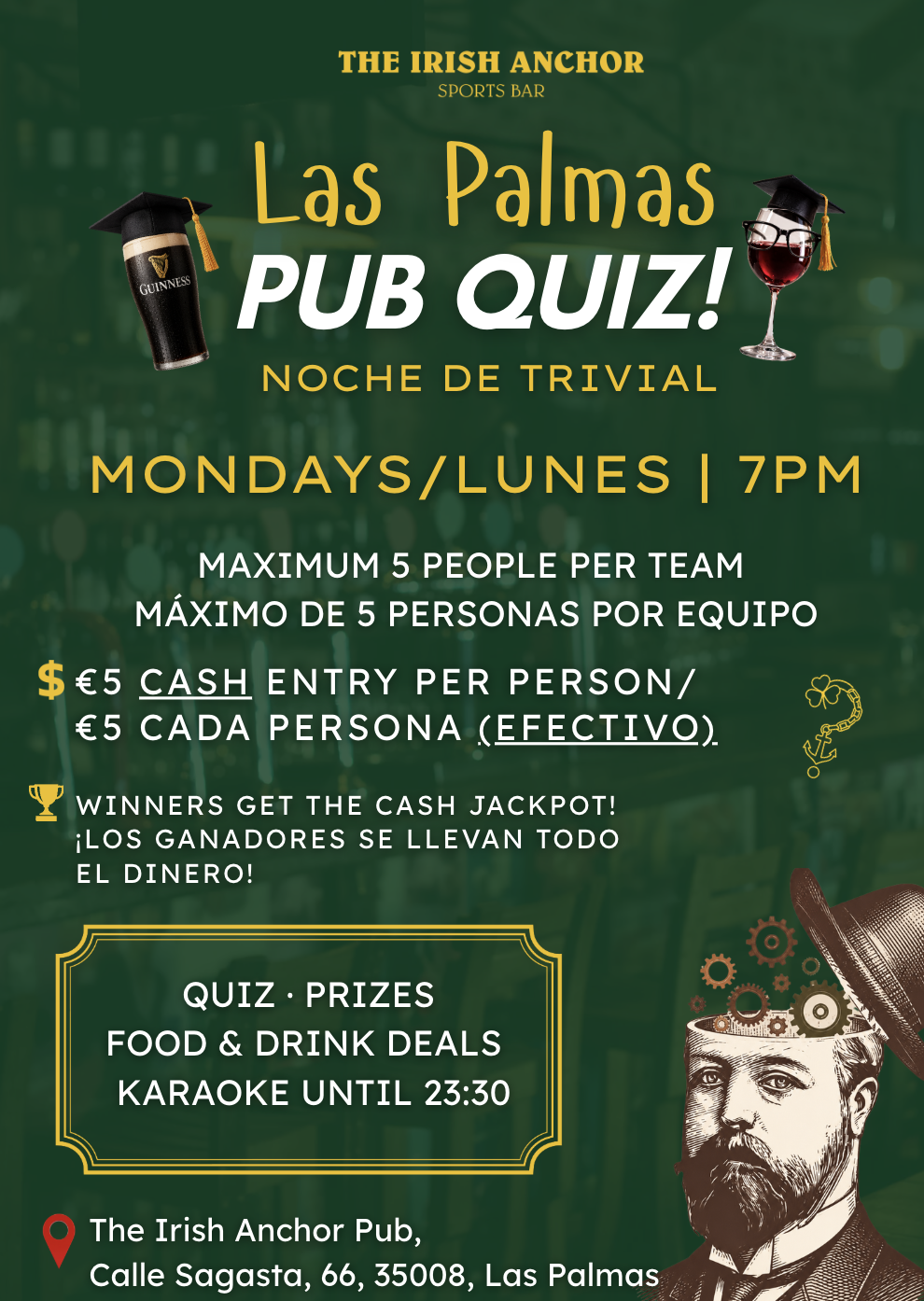 Monday Night Pub Quiz & Karaoke
