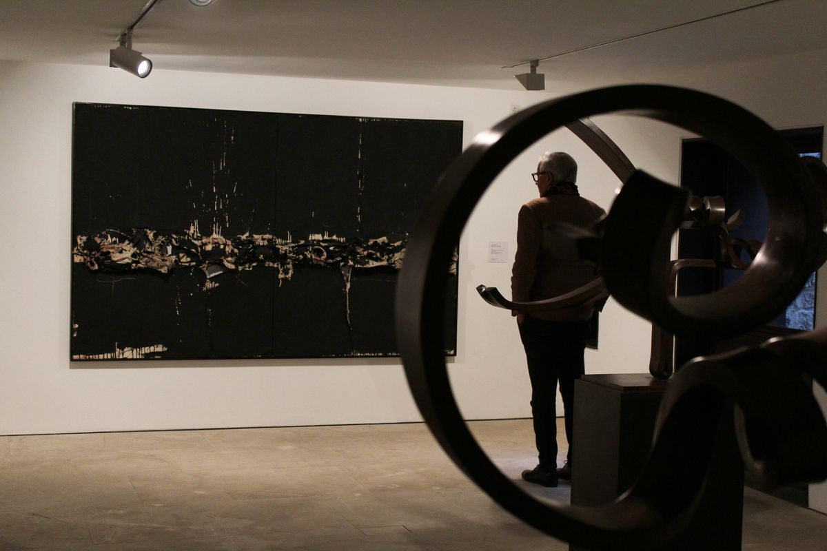 Inauguration of "Homenaje a Manolo Millares"