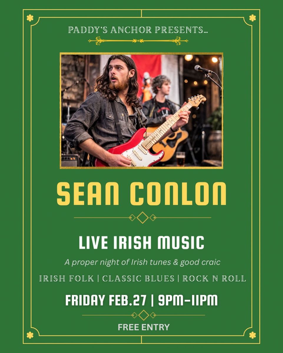 Sean Conlon Live at Paddy’s Anchor