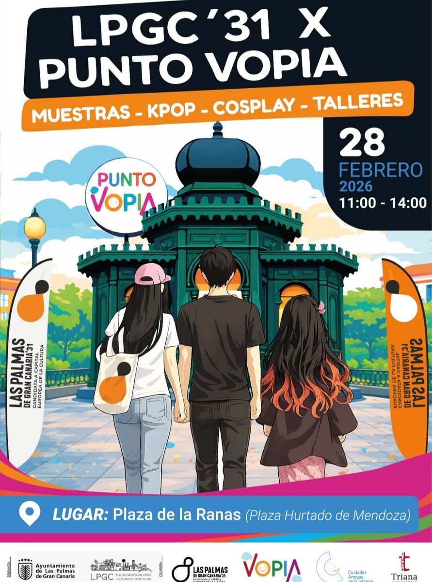 Youth and Children Creative Day at Plaza de Las Ranas