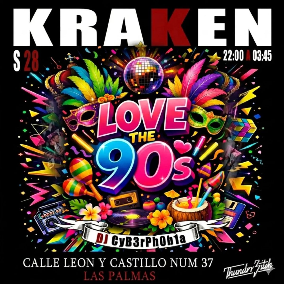 Love the 90s at Kraken