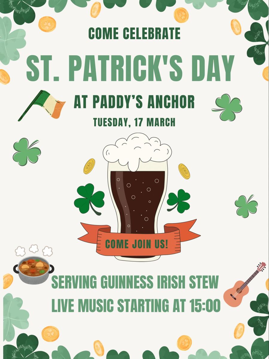 St. Patrick’s Day at Paddy’s Anchor