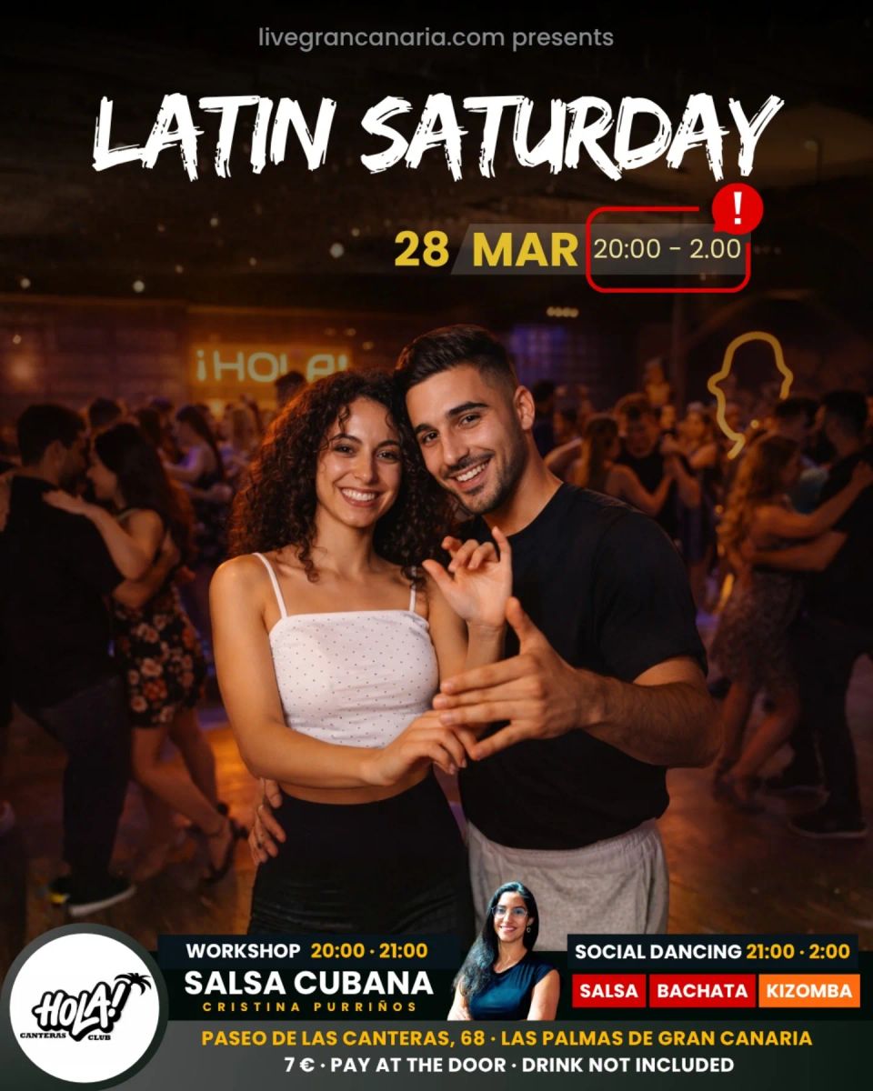 Latin Saturday: Salsa, Bachata & Kizomba