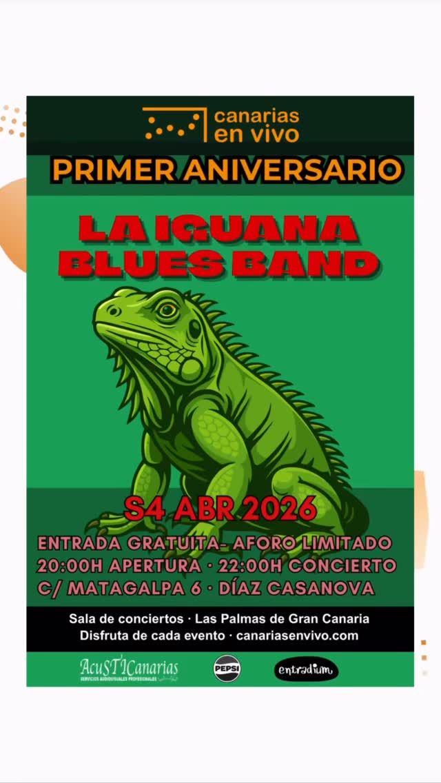 Canarias en Vivo Anniversary with La Iguana Blues Band