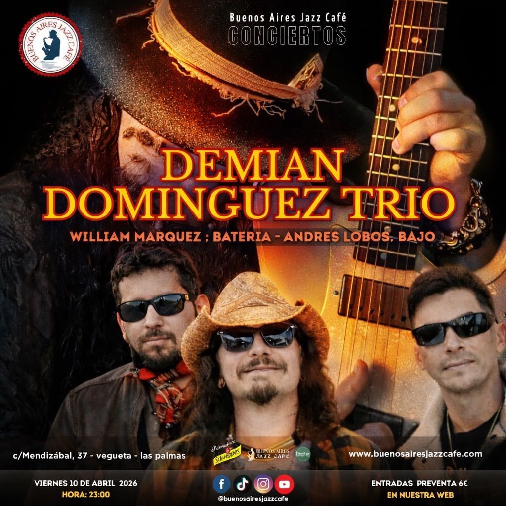 Demian Domínguez Trio Live in Concert