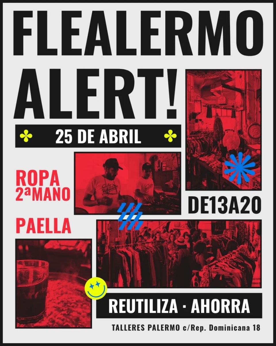 Flealermo Alert! Second-hand Market & Paella