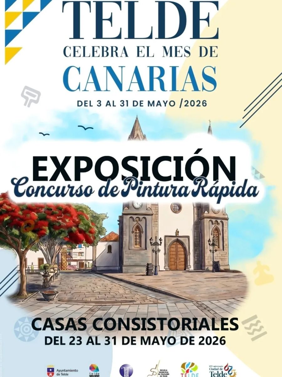 Rapid Painting Contest Canary Islands Day Exhibition