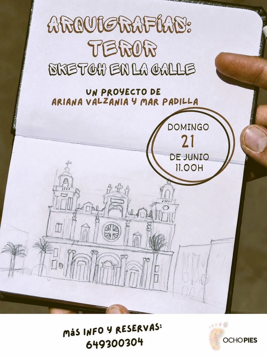 Arquigrafías Drawing Walk in Teror
