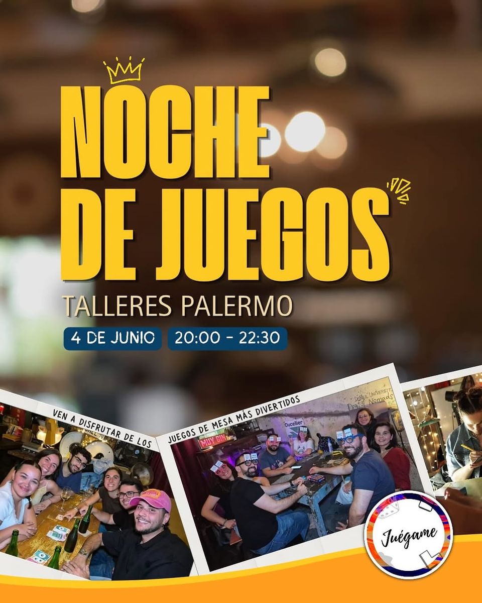 Board Game Night at Talleres Palermo