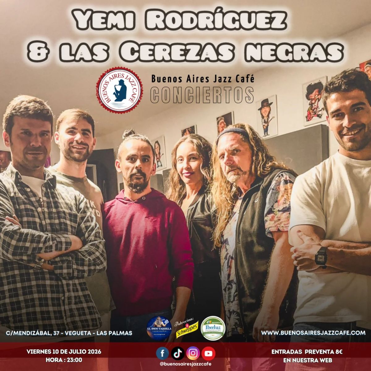 Yemi Rodríguez & Las Cerezas Negras Concert