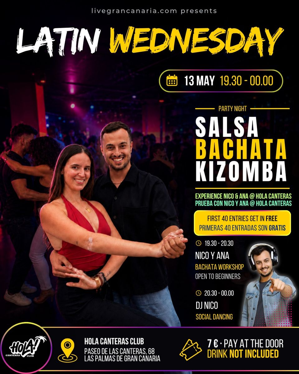 Latin Wednesday: Salsa, Bachata & Kizomba