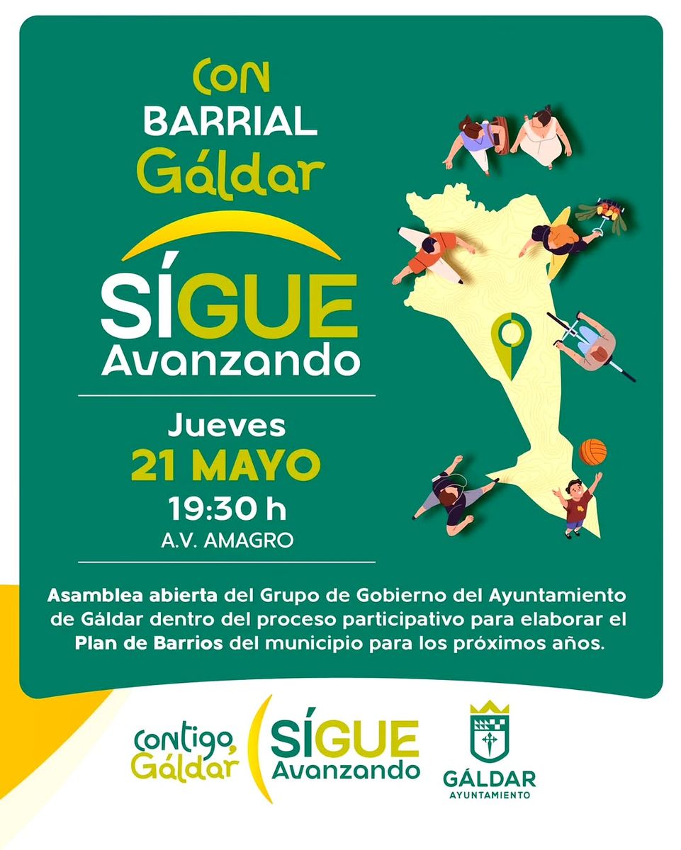 Open Assembly "Contigo, Gáldar Sigue Avanzando" in Barrial