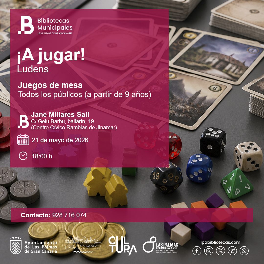 'Let's Play!' Board Games Session with Ludens - Josefina de la Torre Library