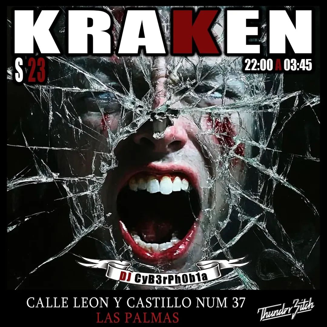Saturday at Kraken with DJ CyB3rPh0b1a