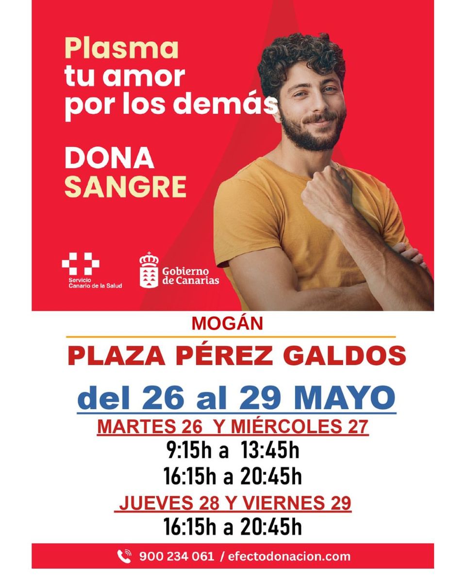 Blood Donation Days in Arguineguín