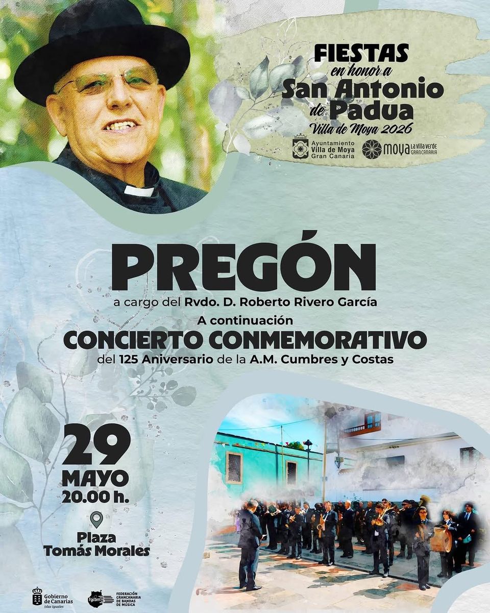 Opening of the San Antonio de Padua Festivities in Villa de Moya