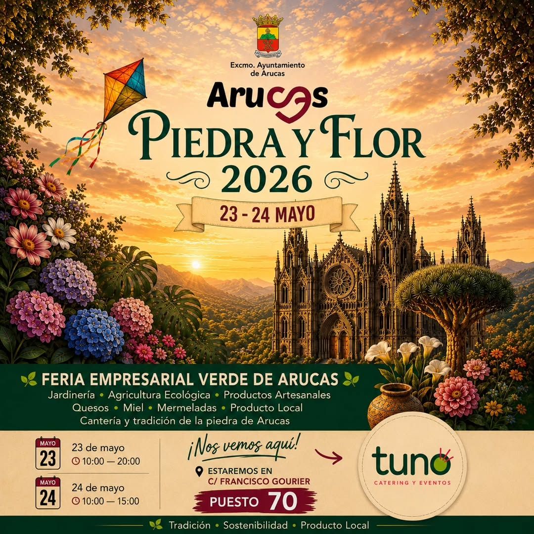 Piedra y Flor 2026 Green Business Fair in Arucas