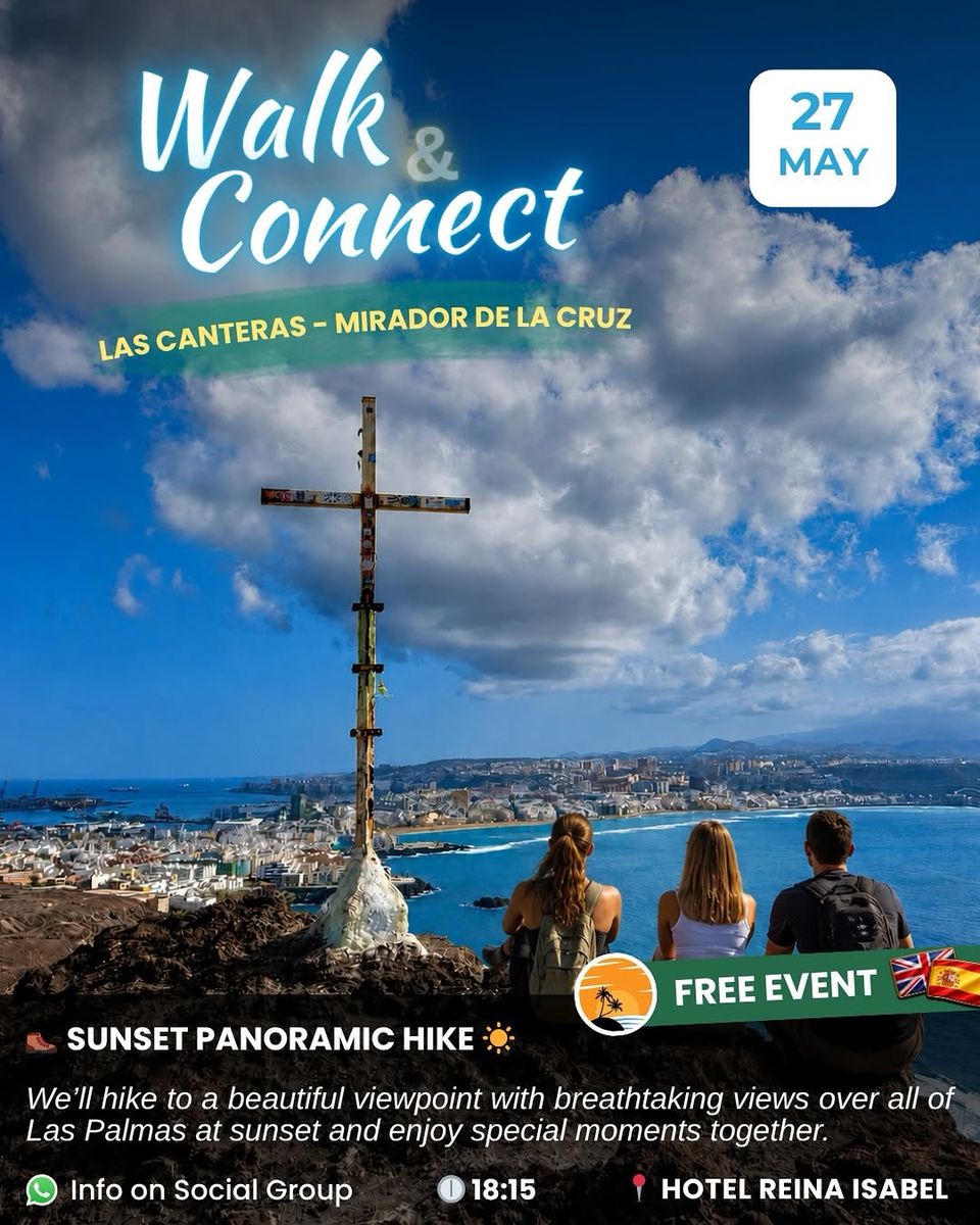 Walk & Connect: Las Canteras to Mirador de La Cruz
