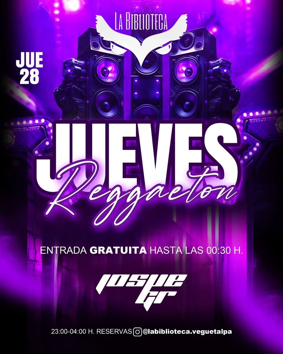 Thursday Reggaeton at La Biblioteca