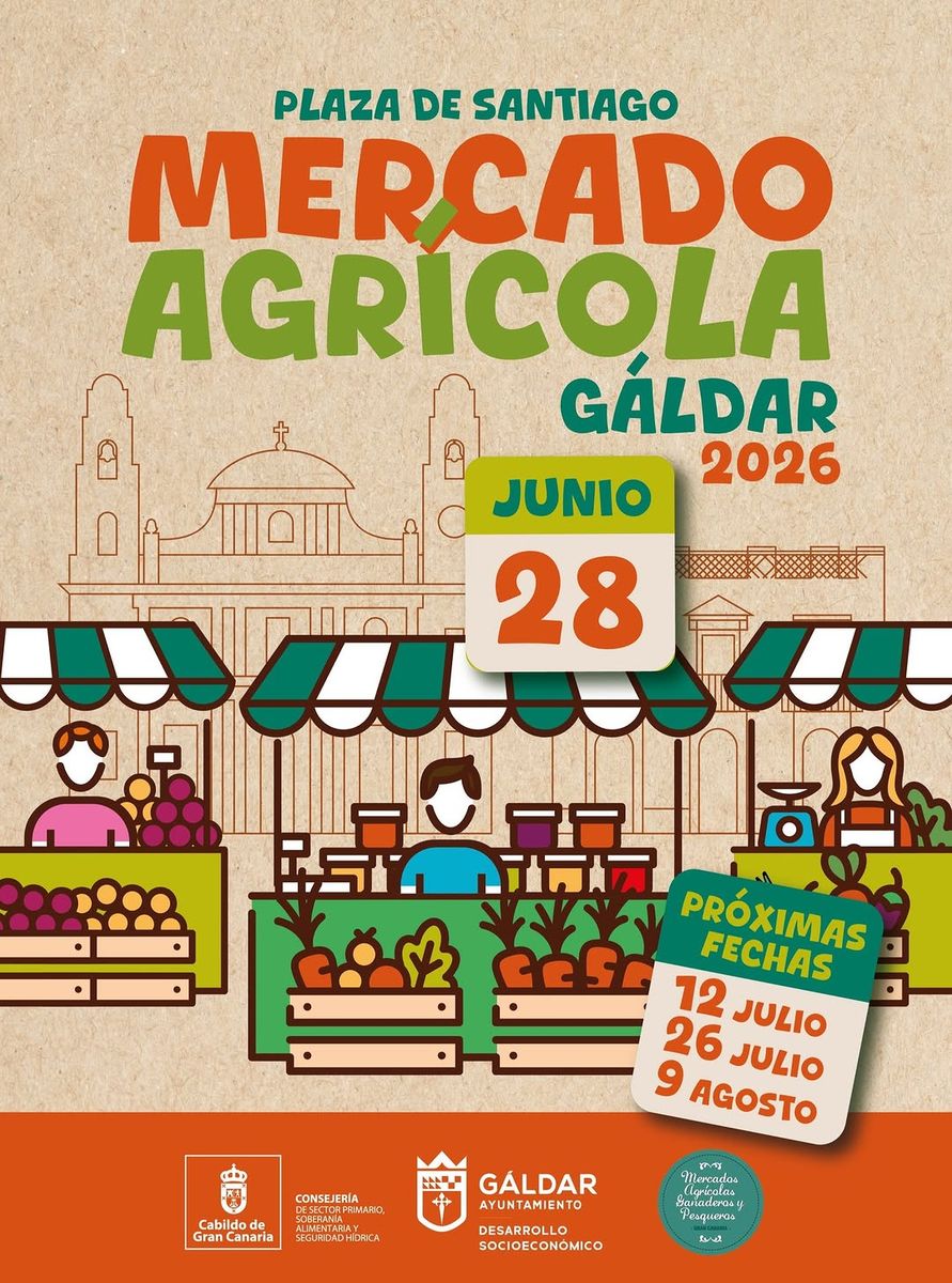 Gáldar Agricultural Market in Plaza de Santiago