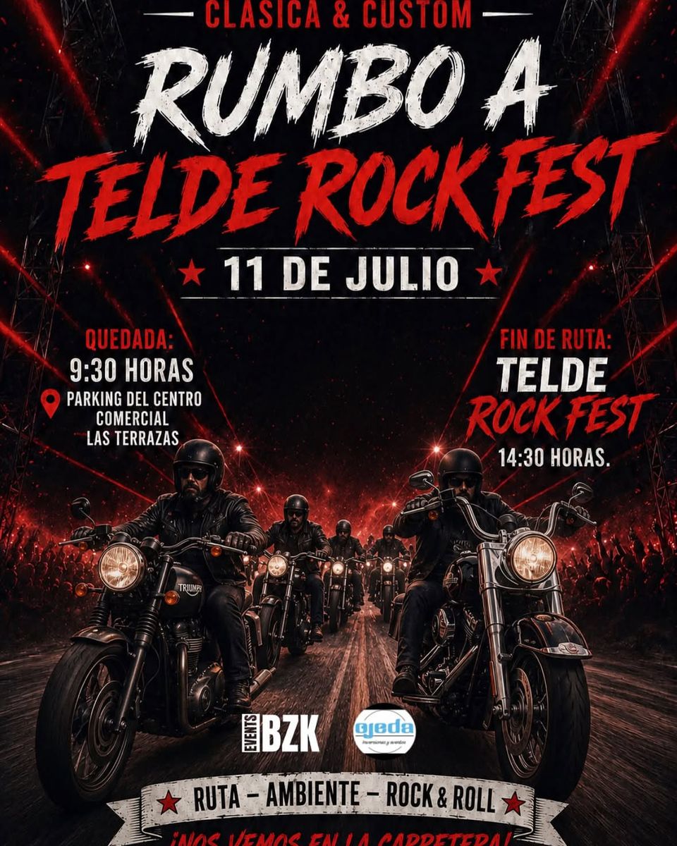 Motorbike Route to Telde Rock Fest