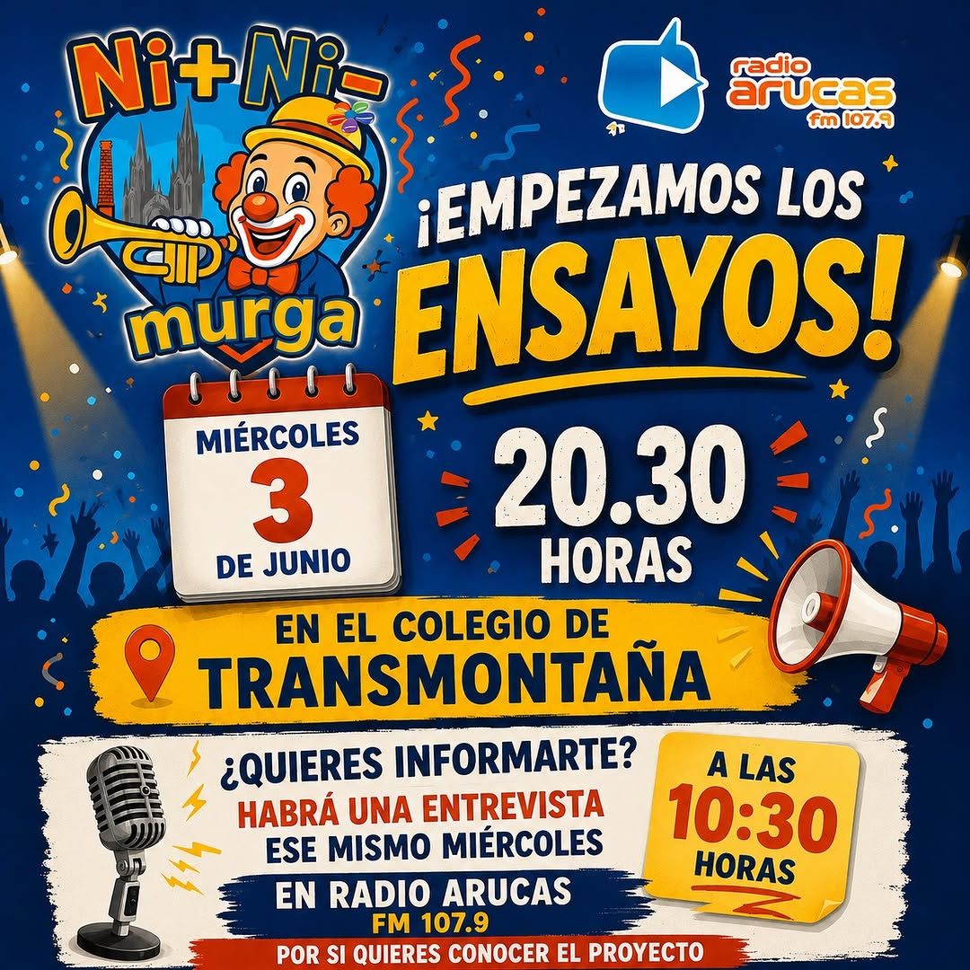 Radio Arucas Interview about Murga Ni+Ni- Project