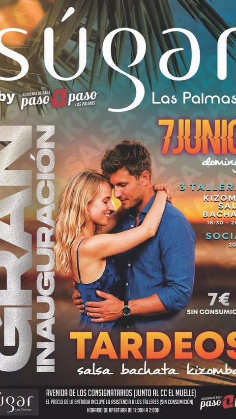 Salsa, Bachata and Kizomba Sunday Afternoons – Grand Opening