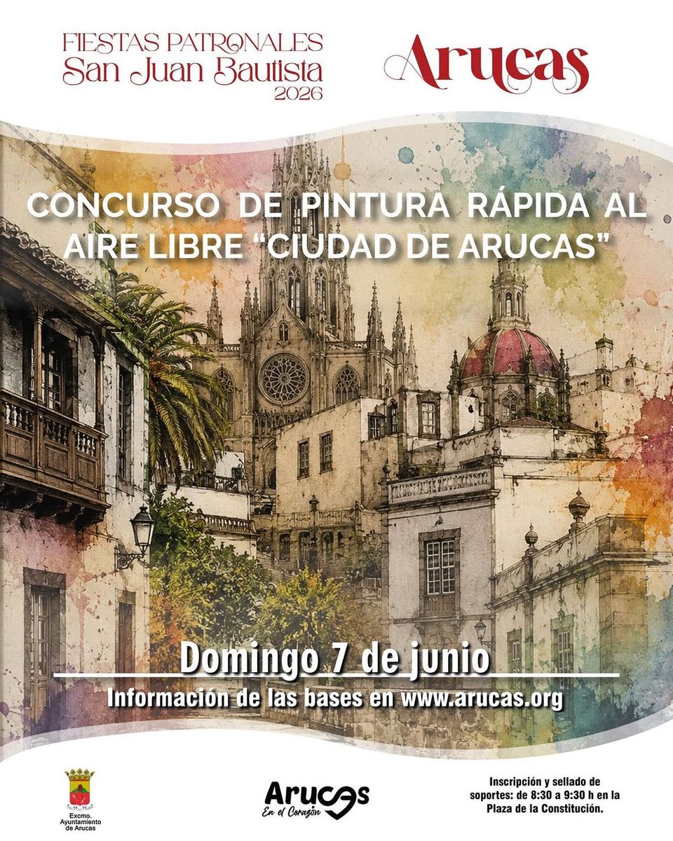 Open-Air Quick Painting Contest "Ciudad de Arucas"