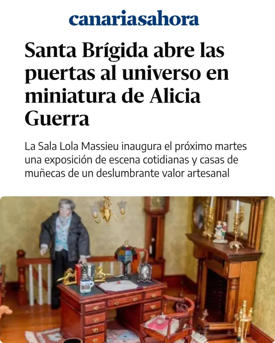 "Alicia (Guerra) in Miniature Land" Exhibition Opening