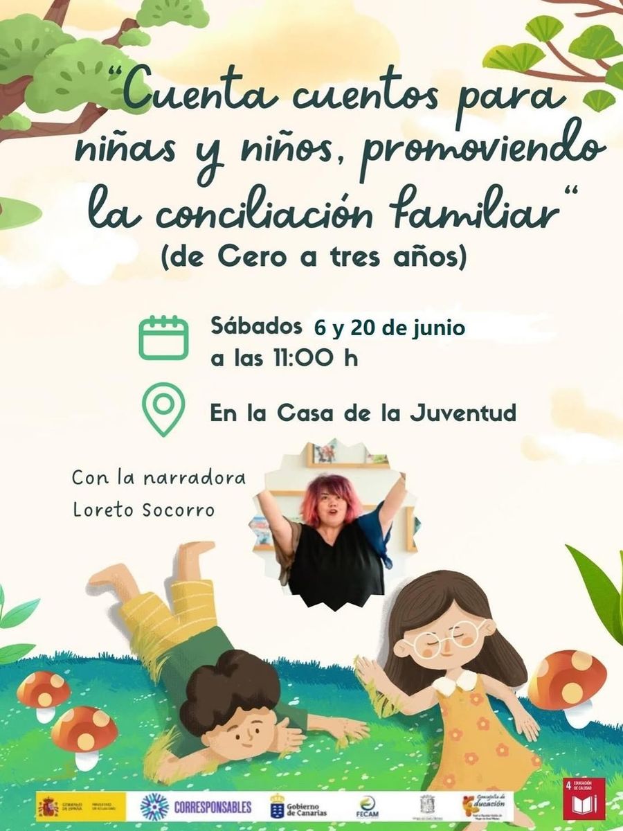 Storytelling for boys and girls (0 to 3 years)