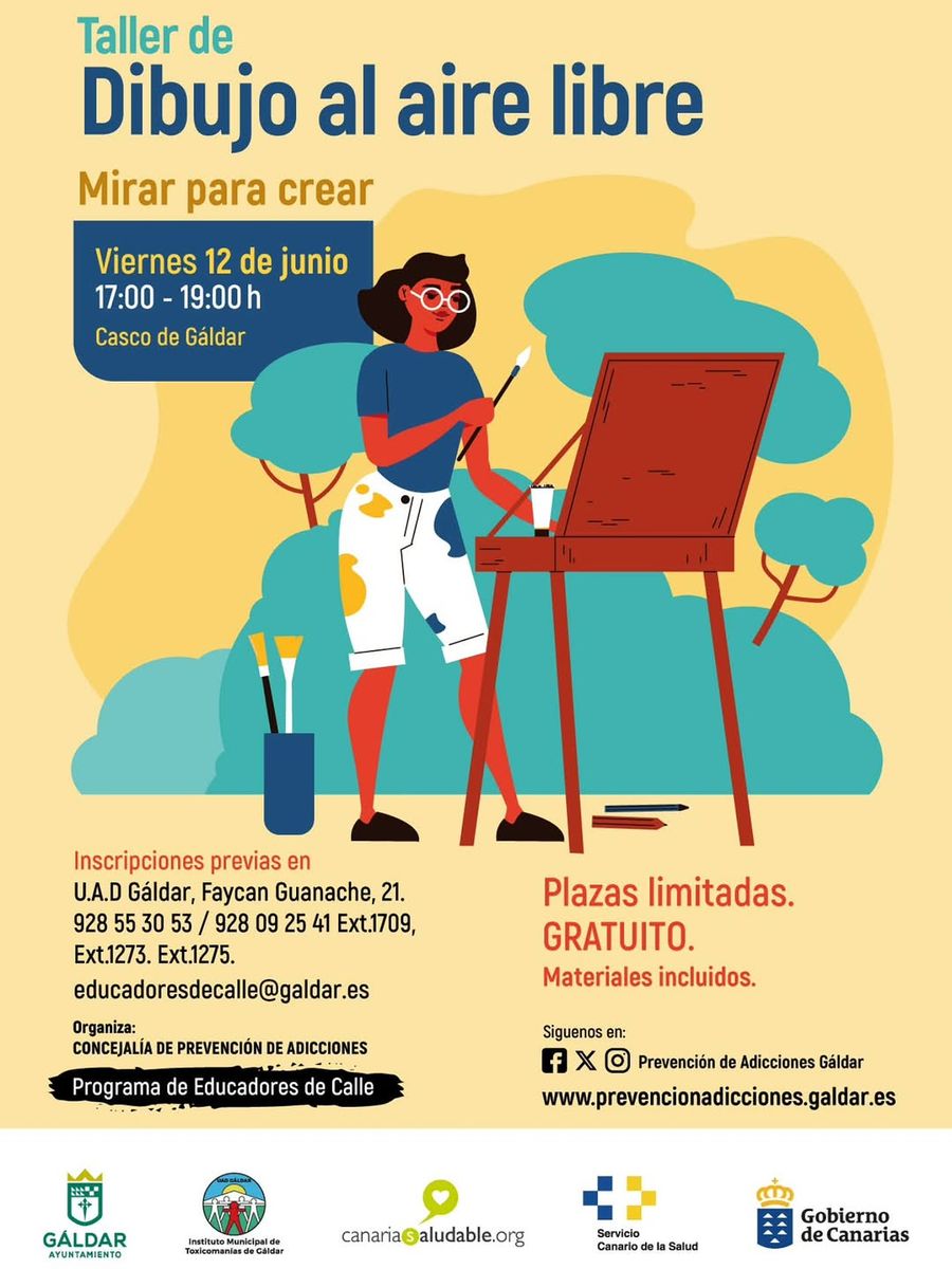 Outdoor Drawing Workshop in Gáldar