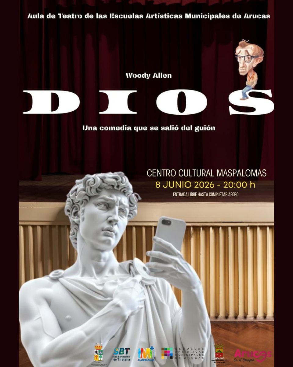 "God" by Woody Allen – Comedy at Centro Cultural Maspalomas