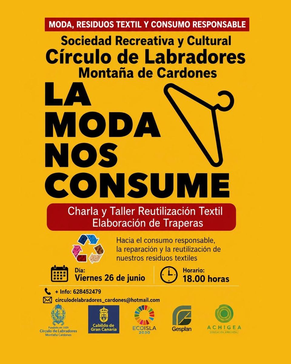 La moda nos consume – sustainable fashion workshop