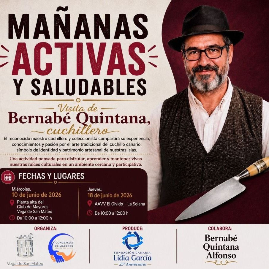 Canarian Knife Heritage Talk with Bernabé Quintana (Club de Mayores)
